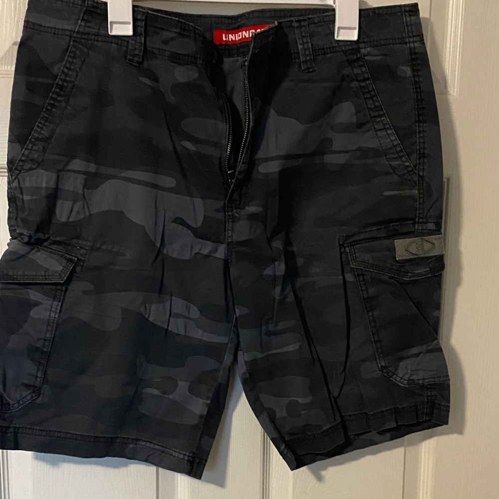 UNIONBAY Black Camo Cargo Shorts